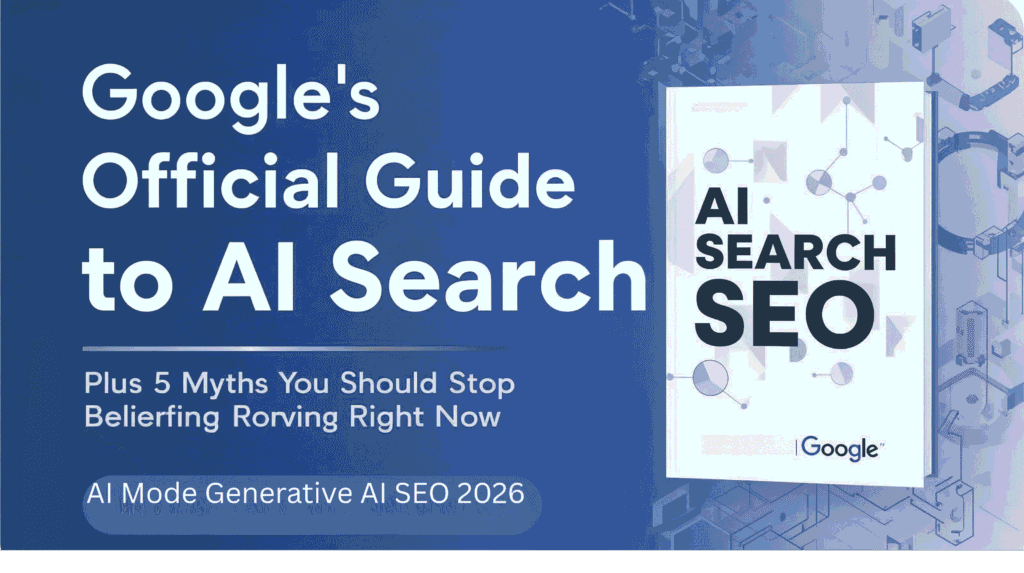 Google's Official Guide to AI Search SEO 2026